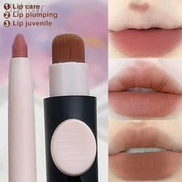 Lip Pencils Double head velvet Moisturising lip lining lip brush contour 3D lip enhancement lip pencil lipstick makeup d240510