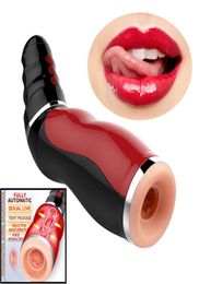 Deep Throat Clip Suction Suck Moan Interaction Induced Vibrator Artificial Vagina Real Pussy Male Masturbator Sex Toys for Men S195847560