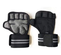 Sports Gloves 1 Pair Of Weight Training Fitness Grip Palm Protection7880106