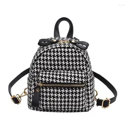 School Bags High Quality Women Canvas Backpacks Fashion Ladies Shoulder Bag Designer Female Small Travel Rucksack For Teenager Girls