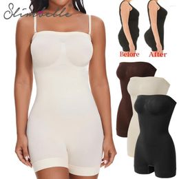 Women's Shapers Full Body Shaper Bodysuits Strapless Postpartum Abdomen Slimming Sheath Corset Dress Tummy Control Compression Shapewear