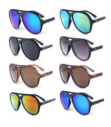 FLASH DEAL 9 COLORS Fashion R Brand Mens Retro Aviator Colorful Sunglasses Toad Mirror Eyewear Driving Goggles for Men and Women 2926801