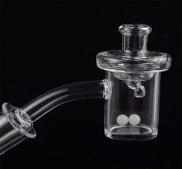 New 4mm Bottom Flat Top Quartz Banger Nail 10mm 14mm 18mm Male Female UFO Carb Cap and Terp Pearl Ball For Dab Rigs3774184