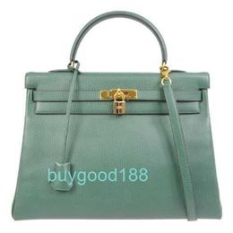 Top Ladies Designer Kaelliy Bag Green Ardennes 35 Retourne 2way Handbag Z high quality daily practical large capacity