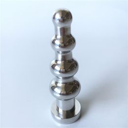 2017 Attractive Unisex Metal Stainless Steel Anal Plug With Detachable Lampstand Butt Anus Booty Beads Adult BDSM Product Sex Toy8949917