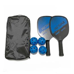 Tennis Rackets Men Women Ball Sports Pickleball Paddle Set 2 4 Balls With Carrying Bag Drop Delivery Dhfgp