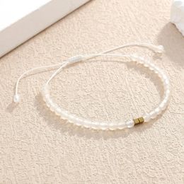 Strand KELITCH White Crystal Bracelets Charm Handcraft Bangle Woman