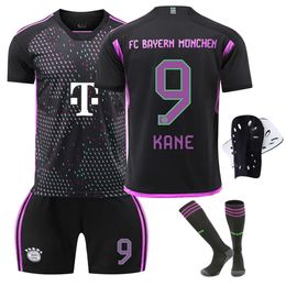 Soccer Sets/Tracksuits Mens Tracksuits 2324 Bayern away football jersey size 9 Kane 10 Sane 25 Muller 3 Jin Wenzai jersey children and adults