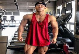 Summer Brand Vest Mesh Gym Clothing Mens Tank Tops Sleeveless Shirt Bodybuilding Equipment Fitness Men s Stringer Tanktop T2007068304549