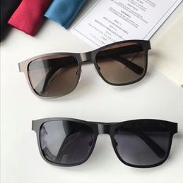 Men 2247S Square Sport Metal Rubber Matte Black Polarised Sunglasses 2247 Grey Lens 56mm New with Case6269355