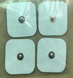 40pcs Square Replacement Electrode Pads 5x5cm snap for Tens EMS units COMPEX Muscle Stimulator Empi machine8455037