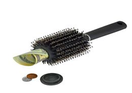 Hair Brush comb Hollow Container Black Stash Safe Diversion Secret Security Hairbrush Hidden Valuables Home Security Storage box9267220