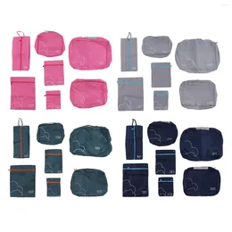 Storage Bags Luggage Packing Cubes Travel Waterproof Multifunctional Portable Polyester For Business Trip