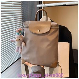 Designer Bag Stores Are 95% Off French 70th Anniversary Backpack Nylon Waterproof Fashion Casual Lightweight Womens Book6FIU