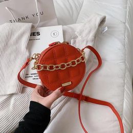 Shoulder Bags Mini Round Purses And Handbags For Women 2024 Crossbody Bag Chain Totes Luxury Designer Hand Small Wallet