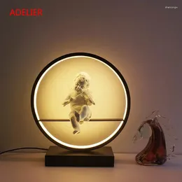 Table Lamps LED Angel Bedroom Bedside Decorative Lamp Married Couple Romantic Warm Desk