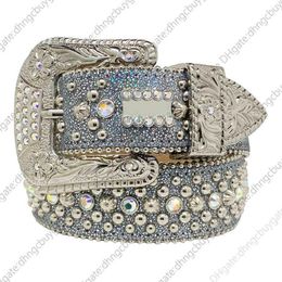 belts for women designer fashion belt for womens and mens bb simon rhinestone with bling rhinestones as gift 292b