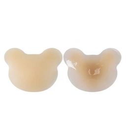 Breast Pad Thin invisible chest sticker Petals adhesive strapless silicone Q240509