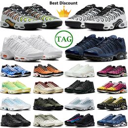 mens women plus tn sports running shoes big size 12 sneakers utility black white obsidian lime black reflective tuned tns men flat trainers outdoor walking