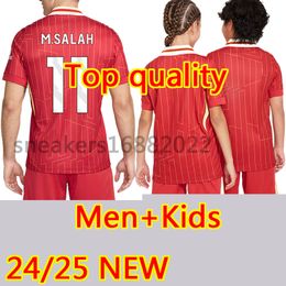 2024 2025 축구 유니폼 남성 축구 셔츠 24 25 라이브 rpoolfc Gakpo 다윈 루이스 디아즈 아놀드 맥 올리스터 홈 어웨이 키트 남자와 키즈 키트 셔츠