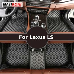 Floor Mats Carpets MATIKOHI Custom Car Floor Mats For Lexus LS LS350 LS400 LS430 LS460 LS500 LS500h LS600h Auto Carpets Foot Coche Accessorie T240509