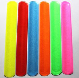 100pcs New Fashion Assorted Colours Magic Ruler Slap Band Bracelets R150719 MX1907278537243