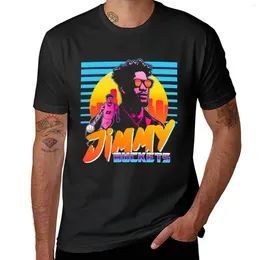 Men's Tank Tops Jimmy Buckets Miami Outrun Style Graphic T-Shirt Short Sleeve Tee Customs Design Your Own Oversized Funny T Shirts For Men