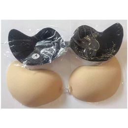 Breast Pad A-D Cup Invisible Nude Bra Top Push on Sticker Sexy Silicone Q240509