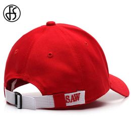 Ball Caps FS 2023 Trendy Hip Hop Caps Popular Black Red Baseball Cap For Men Women Streetwear Trucker Hats Casual Dad Hat Casquette Femme Y240507