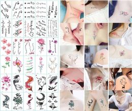 Sexy Lips Leaf Black Cartoon Small Tattoo Sticker Cute Star Tattoos Body Finger Art Waterproof Tatoo Kid WS0051605668