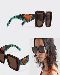 Symbole sunglasses designer green turquoise Summer Acetate frame black Sun glasses luxury For Women beach Retro Big Square Full Fr4589642