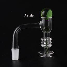 Premium Full Weld Bevelled Edge Banger set, with Marble pearls set, XXL Heat Retainer, and Vortex Terp Slurper 10/14/18mm For Pipes Water bongs