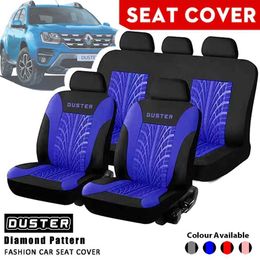 Car Seat Covers Universal Duster Printing Car Seat Cover Full Set of Car Interior Accessories Car Seat Cover T240509