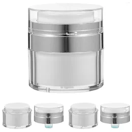 Storage Bottles 3 Pcs Skincare Makeup Press Cream Jar Pressing Sub Container Cosmetics Dispenser Lotion Bottle Eye Packing Travel