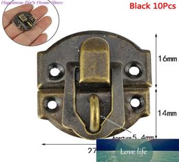 10Pcs Antique Hasps Iron Lock Catch Latches For Jewelry Chest Box Suitcase Buckle Clip Clasp Vintage Hardware6323745