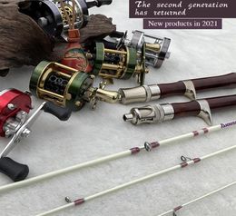 Fibreglass Trout Rod UL er Soft And Ultra Light 140m FourSection Portable Travel Stream Ejection Fishing Rod Wood Handmada179n8565134