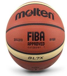 Official Molten Basketball Ball Outdoor Indoor Size 765 PU Leather Basketball A Quality Basketball basquete Basketbol6163486