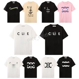 Summer Mens Designer T Shirts Womens T-shirt Letter Print Round Neck Couples Short Sleeves Fashion Luxury Mens T shirt Cotton Casual Loose Tees