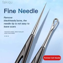 Cleaning Acne needle blackhead clip remover Popper blackhead facial skin care deep cleansing needle tool d240510