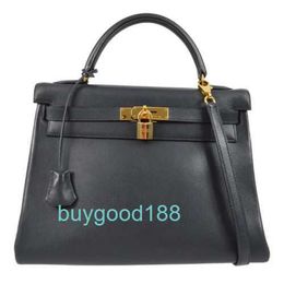 Top Ladies Designer Kaelliy Bag Blue Indigo Gulliver 32 Retourne 2way Handbag 25C B KK31434 high quality daily practical large capacity