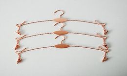2 styles Metal Lingerie Hanger With Clip Bra Hanger and Underwear Briefs Underpant Display Hangers6228035