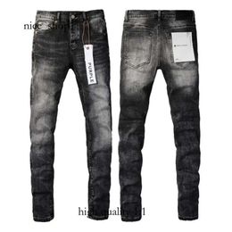 Purple Brand Mens Luxury Jeans Designer Jeans Pant Stacked Trousers Biker Embroidery Ripped for Trend Size Jeans Men Tears European Jean Hombre Mens Pants 6880