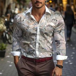 Men's Dress Shirts Fashionable Casual Outdoor Shirt Floral Retro Hawaii Designer Design 2024 Style