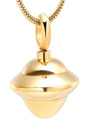 Kremacyjny biżuteria statek kosmiczny Kształt Pamięci Urna Naszyjnik dla Humanpet Ashes Uchwyt stali nierdzewnej biżuteria do wisiemie 6599903