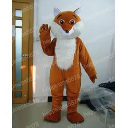 2024 New Cute Fox Mascot Costumes high quality Cartoon Character Outfit Suit Carnival Adults Size Halloween Christmas Party Carnival Party