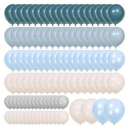 Party Decoration Dusty Blue Balloon Garland Kit Slate Sand White Pastel Boho Style Birthday Wedding Supplies