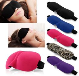 3D Sleep Mask Natural Sleeping Eye Mask Eyeshade Cover Shade Eye Patch Blindfold Travel Eyepatch 6 Color5395307