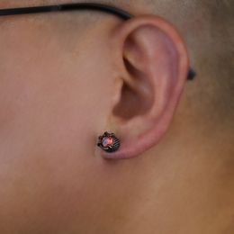 New Magnetic Ear Clips White Pink Red Cz Stone Strong Magnetic Ear Stud Women Men Punk Zircon Magnet Earrings Non Piercing Jewelry