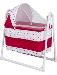 Rocking Mother Side Baby Cribs Cradle naturally dyed high quality fast delivery97978442954876