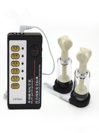 Electric Shock Nipple Toys Pulse Therapy Massage Suction Breast Vagina Vacuum Pump Breast Stimulator Cups Sex Produc8079923